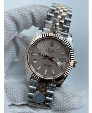 (준비완료/특급배송)NO.3473/롤렉스 데이저스트 126331 41미리 로즈골드 콤비 썬더스트 바인덱스 QP공장